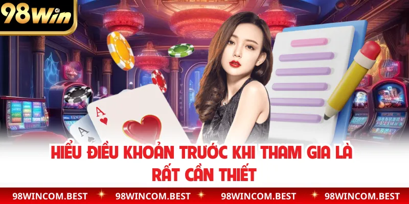 Hiểu điều khoản trước khi tham gia là rất cần thiết